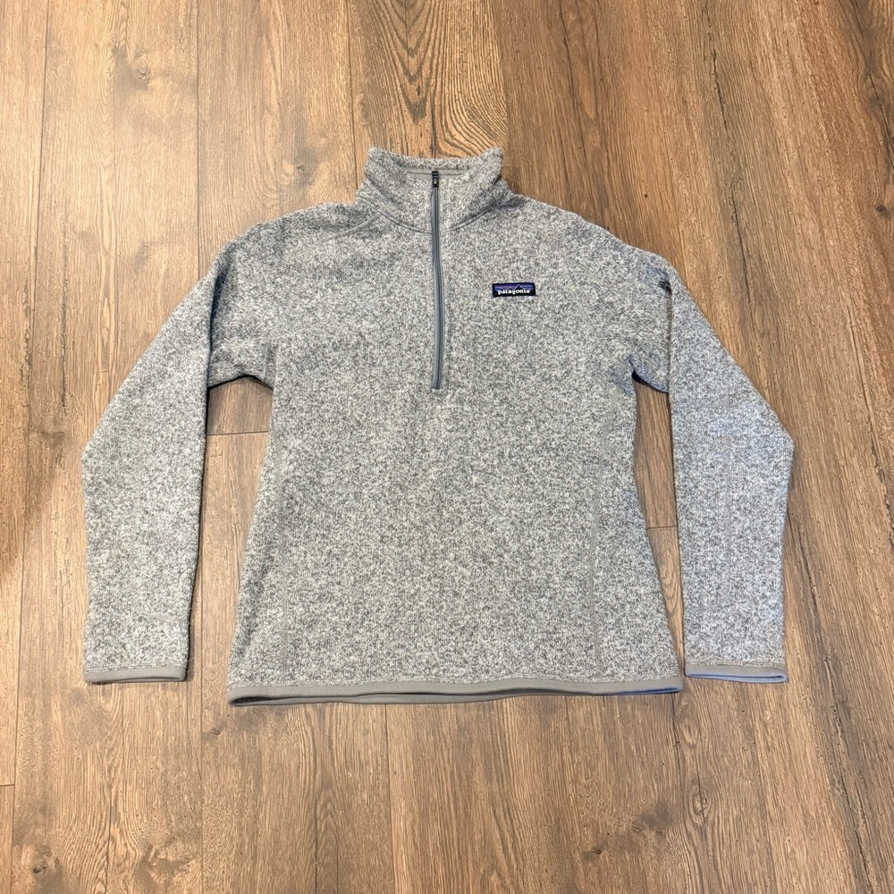 Patagonia Gray Quarter-Zip Pullover